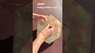 Peeling off Elmer’s glue ASMR sounds preserved wedding bouquet in resin block resin tips epoxy art [upl. by Bruckner]