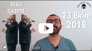 Yeni Andımız Sesli gazete 23 Ekim [upl. by Adile]