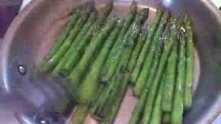 Panseared Asparagus with Lemon Balsamic and Parmesan [upl. by Navak237]