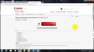 Hướng dẫn download và cài đặt Driver máy in Canon LBP6030LBP6030w trên Win 7 32bit [upl. by Oberstone]
