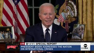 FULL SPEECH President Biden delivers address to the nation  ABC News [upl. by Arakaj]