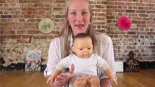 Baby Reflexology Constipation Pressure Points Relief [upl. by Clova]