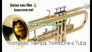 Hino CCB 82  Oh Que grande amor  Metais  Trompete Trompa Trombone e Tuba [upl. by Amilah]