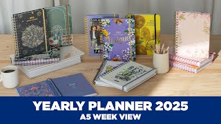 YEARLY PLANNER A5 WEEK VIEW 2025  Grupo Erik [upl. by Eelegna]