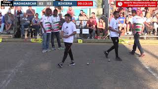 International à pétanque de Nyons 2018  Finale BONETTO vs MADAGASCAR [upl. by Catherin]