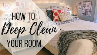 HOW TO CLEAN YOUR ROOM FAST IN 10 STEPS  2018 [upl. by Oilalue]