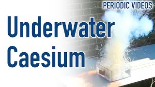 Underwater Caesium  Periodic Table of Videos [upl. by Ennoval108]