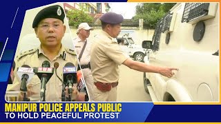 MANIPUR POLICE APPEALS PUBLIC TO HOLD PEACEFUL PROTEST  15 SEP 2024 [upl. by Gnoud]