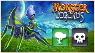 Monster Legends  Evaranae Training Skill amp Combat [upl. by Verity171]