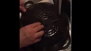 How To Restore Cast IronReseasoning Cast Iron Using The Self Clean Option On Your Oven [upl. by Balbur]