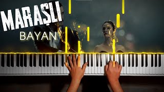 Maraşlı Müzikleri  Bayan  Piano Tutorial Easy  Medium [upl. by Leinahtan660]