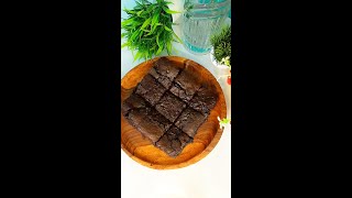 Eggless Fudge Brownie Recipe  The Best Fudgy Brownie Recipe [upl. by Enelear]