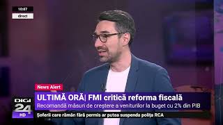 Avertismentul FMI Măsurile fiscale adoptate de Guvern nu vor aduce suficienți bani la buget [upl. by Colbert245]