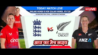 4th T20I Live England Women vs New Zealand Women Live Cricket Score  Cricket 24 [upl. by Hach]