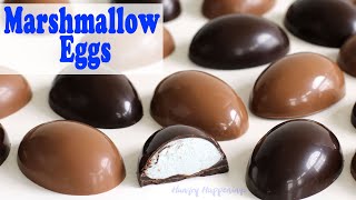 Marshmallow Eggs  Chocolate Covered Marshmallow Easter Eggs [upl. by Beatrisa333]