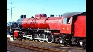 Steam Loco H2 to Railton for Goliath Cement Tasmania 1960s [upl. by Millisent]