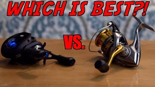 SPINNING vs BAITCASTING Reels  DON’T Choose the Wrong One [upl. by Kilroy578]