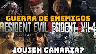 ¿Quién Ganaría un Batalla de Enemigos Entre RE4 y RE8  Resident Evil [upl. by Aseral]