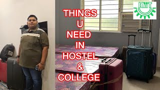 WHAT TO PACK FOR HOSTELHOSTEL ESSENTIALSCOLLEGE ESSENTIALFIRST TIME HOSTEL MUST HAVE THINGS KIIT [upl. by Steck]