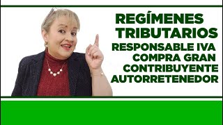 Responsable de IVA Compra a Gran Contribuyente Autorretenedor  Regímenes Tributarios [upl. by Akciret]