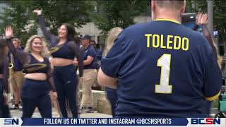 Toledo Football Ramps Up Enthusiasm at Pep Rally [upl. by Traggat651]