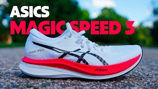 Asics Magic Speed 3  FULL REVIEW  Finally Lives Up To The Name [upl. by Othilia344]