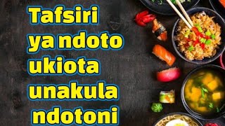 Tafsiri ya ndoto kuota unakula ndotonimaana yake ijue hapa [upl. by Elleinnad]