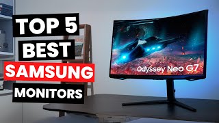 Top 5 Best Samsung Monitors 2024 [upl. by Crotty374]