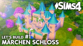 Die Sims 4 Märchen Schloss bauen 1  Grundriss amp Türmchen deutsch [upl. by Hands521]