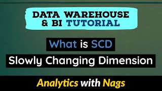 What is SCD  Slowly Changing Dimension  Data Warehouse Tutorial  Data Warehouse Concepts 1430 [upl. by Edecrem]