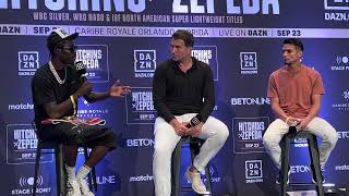 Richardson Hitchins vs Jose Zepeda Final Press Conference In Orlando [upl. by Cadel]