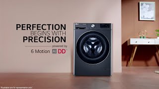 6 Unique Motions  Precise amp Perfect Wash  Versatile As Indian Classical Dance  LG Washing Machine [upl. by Chon340]