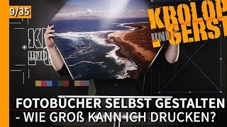 Wie groß kann ich Fotos drucken  09  Fotobuch selbst gestalten 📷 KrolopampGerst [upl. by Ihteerp]