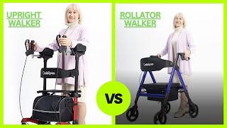 Upright Walker vs Rollator Walker Which is the Best Choice for You [upl. by Richardson]