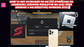 NEW How to get Hydrogen IOS ROBLOX EXECUTOR ON IOS TUTORIAL V603 NO DOWNLOAD BYPASSED BYFRON OP [upl. by Letnohc]