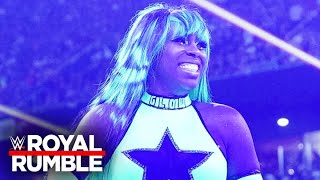 Naomi makes emotional return to WWE Royal Rumble 2024 highlights [upl. by Leva]