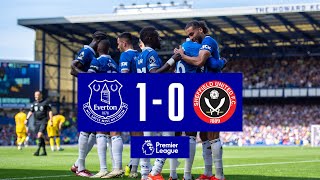 EVERTON 10 SHEFFIELD UNITED  Premier League highlights [upl. by Nnahtebazile120]