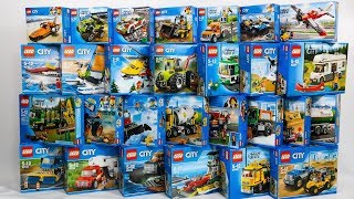 50 SETS COMPILATIONCOLLECTION OF LEGO CITY GREAT VEHICLES [upl. by Winser]