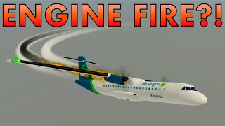 🔥 PTFS Accidentally Added ENGINE FIRE 🔥 [upl. by Arodnahs]