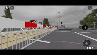 Maryhall Station Level Crossing  North Yorkshire Roblox 19092024 [upl. by Jerusalem]