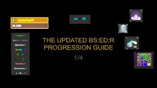 THE UPDATED BSEDR PROGRESSION GUIDE 14 THE BASICS [upl. by Pentheas533]