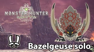 MHWorld  Bazelgeuse solo Dual Blades  304 [upl. by Marozas]