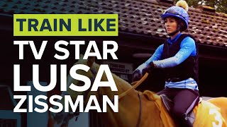 LUISA ZISSMAN REALITY TV STAR amp HORSE LOVER TRANSFORMS INTO A RACING JOCKEY [upl. by Lanuk]