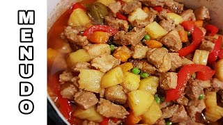 PORK MENUDO Probinsya Style of Cooking [upl. by Krongold]