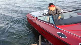 Fast Boat  idle and take off  700 hp [upl. by Rihana438]