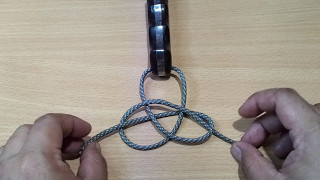 How to Tie A Paracord Snake Knot Lanyard With Bead [upl. by Keiryt]