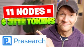 How much I made with Presearch Nodes in 1 Month [upl. by Papotto157]