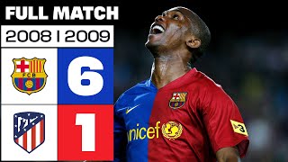 FC Barcelona  Atlético de Madrid 61 LALIGA 20082009 FULL MATCH [upl. by Meekar602]