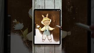 Procreate drawing🎨 procreatebrushes drawingtutorial рисование drawing illustration artist [upl. by Jenine]