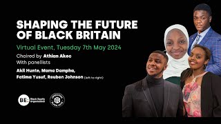 Shaping the Future of Black Britain virtual event [upl. by Anitaf]